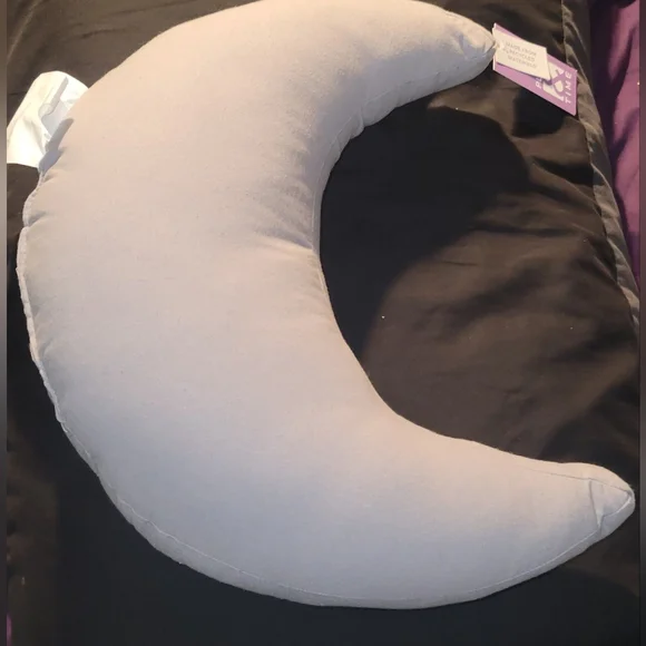 Silver Crescent Moon Disco Pillow - Picture 7 of 7